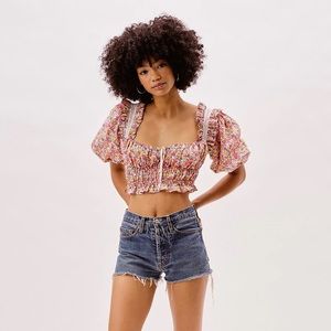 NWT For Love And Lemons Libby Top Sold out!
